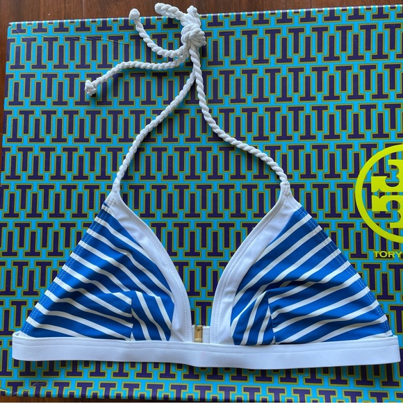 Tory Burch Sailor Stripe Bikini Top - Picture 6 of 7